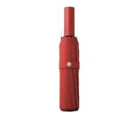 Gyios Regenschirm Sturmfester, Winddichter, Kompakter Für Herren - 288 Verstärkte Fiberglasrippen, Automatisches Zusammenklappen, Sonnenschirm-rot