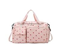 Gym Bag, Large Capacity Sports Bag, 18.9x9.45x10.63 Inches Shoes Compartment, Portable Gym Duffel Clothes Container for Home, Women Waterproof Shoulder Strap