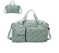 Gym Bag, Large Capacity Sports Bag, 18.9x9.45x10.63 Inches Shoes Compartment, Portable Gym Duffel Clothes Container for Home, Women Waterproof Shoulder Strap