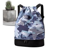 Gym Duffle Bag, Workout Shoulder Bags, Spacious Shoe Compartment with Multiple Pockets, Waterproof Sports Holdall for Schwimmen, Basketball, Tennis, Hiking, Camping, Weekend Travel, Outdoor Fitness