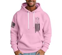 Gym Hoodie Marine Pullover Herren Arbeit Essentials Hoodie One Piece Trainingspullover Microfleece V-Ausschnitt-Pulli 100 Prozent Fleecepullover Zipper Sweatjacke Herren 3XL Rosa 6XL