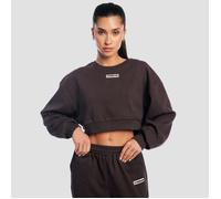 GymBeam Aura Cropped Sweatshirt für Frauen in Tee Brown S