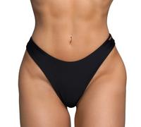 GymBeam Bikini-Hose Damen mit klassischer Passform Curacao Schwarz 1 St