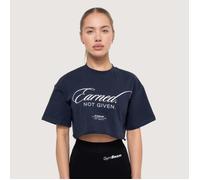 GymBeam Earned Cropped T-Shirt für Frauen in Midnight L