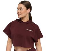 GymBeam Hoodie Damen cropped oversize mit Kurzarm in Fig 1 St
