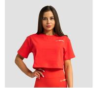 GymBeam Limitless Cropped T-Shirt für Frauen Hot Red XS