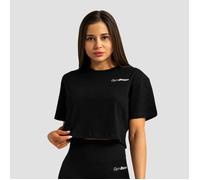 GymBeam Limitless Cropped T-Shirt für Frauen in Black S
