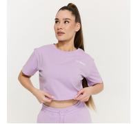 GymBeam Limitless Cropped T-Shirt für Frauen Lavender XL
