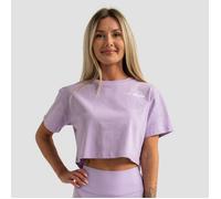GymBeam Limitless Cropped T-Shirt für Frauen Lavender XS
