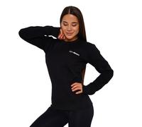 GymBeam Pullover Damen regular Langarm ohne Kapuze Basic Schwarz 1 St