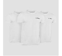 GymBeam T-Shirt Basic 3er-Pack in White XXXL - 3pack
