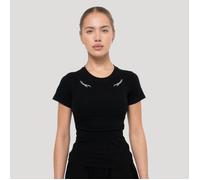 GymBeam Tribal Ribbed T-shirt für Frauen in Black XS