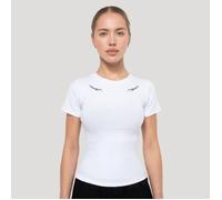 GymBeam Tribal Ribbed T-shirt für Frauen in White M