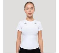 GymBeam Tribal Ribbed T-shirt für Frauen in White XL