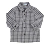 Gymp Hemd langarm Karo 62 natur/braun/beige