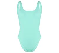 Gymshark Open Back Womens Turquoise Badeanzug offen XS