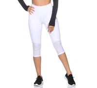 GYMSHARK Pulse Cropped Damen Leggings Farbe: Weiß; Größe: XS