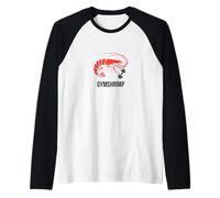 GymShrimp - Gymshark Parodie lustige Fitness Raglan