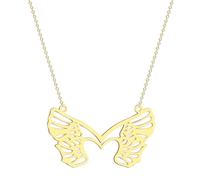 GZHENGZG Herren Halsketten und Damenschmuck Schmetterling Anhänger Halskette Für Frauen Weiblich Brian Molko Symbol Boho Halskette Schmuck Geschenk