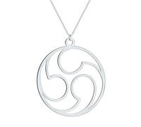 GZHENGZG Herren Haustier Halskette, Damen Schmuck Swastika Anhänger Halskette Heilige Geometrie Schmuck Halskette Spiritueller Schmuck Beste Freundin Geschenk Geschenk