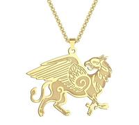 GZHENGZG Herren Retro trendige Halskette Anhänger Halskette für Männer Schöner Schmuck Mode Hip Hop Punk Geschenk