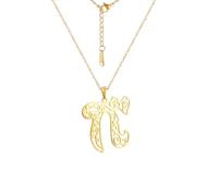 GZHENGZG Herrenhalsketten und Damenschmuck Chai Amulett Weibliche Männer Anhänger Halsketten Schmuck Kabbala Jüdische Wohltätigkeit Glücksgeschenk