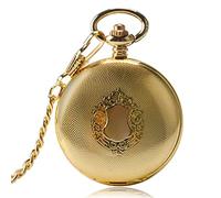 GZKDKZB Mechanische Taschenuhr mit Selbstaufzug und Kette, Luxus-Schildgehäuse, Skelett-Anhänger, automatische Taschenuhr für Herren, römische Ziffern, Geschenk zum Schulabschluss