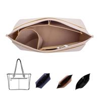GZWY Taschen Organizer für Longchamp Tasche Damen, Felt Bag Organizer Tasche, Filz Handtaschen Organizer mit mehreren Taschen, Taschenorganizer Shopper für Longchamp Organizer (Aprikose, L)