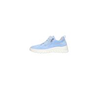 Waldläufer Damen Sneaker H-Biggi Nubukleder Hellblau Größe 5,5 UK