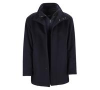 BOSS Formeller Mantel aus italienischem Gewebe mit Stehkragen - Style H-Coxtan-Bib-264, 50571529 Dunkelblau 106