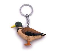 H-Customs Erpel Ente Stockente süß Echt Holz Edel Handmade Schlüsselanhänger Anhänger