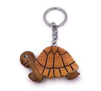 H-Customs Schildkröte Alt Holz Edel Handmade Schlüsselanhänger Anhänger