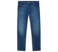 BOSS Delaware Slim-Fit Jeans aus blauem Denim mit Kaschmir-Haptik - Style H-Delaware, 50520856 Blau 38/30