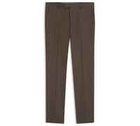 BOSS Slim-Fit Anzughose aus Wolle, Seide und Leinen - Style H-Genius-B1-262, 50562605 Dunkelbraun 98