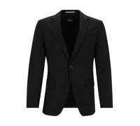 BOSS Regular Fit 2-Knopf-Sakko aus reiner Schurwolle in Black, Größe 48