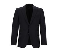 BOSS Regular Fit 2-Knopf-Sakko aus reiner Schurwolle in Marine, Größe 48