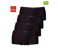 H.I.S Damen Packung: Panty (4 Stck.) schwarz, Größe 50, 3526730 Schwarz XL