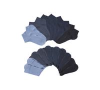 H.I.S Basicsocken Damen 20x blautöne Gr.43-46