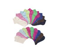 H.I.S Basicsocken Damen 2x rosa, 2x pink, 2x altrosa, 6x blau, 2x braun, 4x grün, 2x ecru Gr.39-42