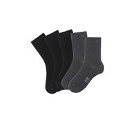 HIS Socken Schwarz Unifarben - 35-38