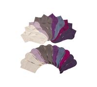 H.I.S Basicsocken Damen 4x taupe, 4x beige, 4x pflaume, 2x jeans, 2x lila, 2x beere, 2x alt rosa Gr.43-46