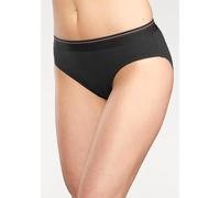 Bikinislip H.I.S Gr. 40/42, schwarz Damen Unterhosen Bikini Slips aus elastischer Baumwoll-Qualität (641633-40)