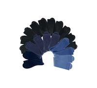 Businesssocken H.I.S, Herren, Gr. 47-50, blau (10x schwarz, 10x blau), Baumwolle, Elasthan, Polyamid, unifarben, elastisch, Socken, in der Big-Box (582636-47) 10x schwarz, 10x blau