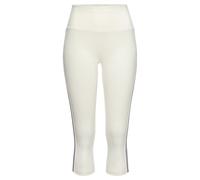 Caprileggings H.I.S, Mädchen, Gr. XL (48/50), N-Gr, ecru, Single Jersey, Obermaterial: 95% Baumwolle, 5% Elasthan, unifarben, körpernah ca. Mitte Wade, Hosen (78079564-XL) ecru