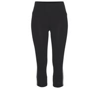 Caprileggings H.I.S, Mädchen, Gr. XL (48/50), N-Gr, schwarz, Single Jersey, Obermaterial: 95% Baumwolle, 5% Elasthan, unifarben, körpernah ca. Mitte Wade, Hosen (85717928-XL) schwarz