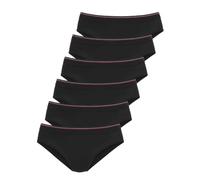 Bikinislip H.I.S Gr. 48/50, schwarz Damen Unterhosen Bikini Slips aus elastischer Baumwoll-Qualität (641633-48)