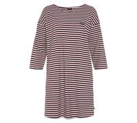 Nachthemd H.I.S Gr. 48/50, N-Gr, rot (bordeaux) Damen Kleider Nachthemden mit Logostickerei auf der Brust (94445741-48)