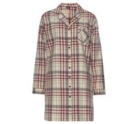 H.I.S Nachthemd, aus Flanell im Karo-Dessin 36, N-Gr gelb Damen Nachtwäsche Wäsche Nachthemd 36, N-Gr bordeaux, kariert, creme
