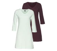 Nachthemd H.I.S Gr. 36/38, N-Gr, bunt (mint, bordeaux) Damen Kleider Umstandsnachthemden (45473510-36) mint, bordeaux