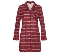 Nachthemd H.I.S Gr. 34, N-Gr, rot (kirschrot) Damen Kleider Nachthemden (50841144-34)